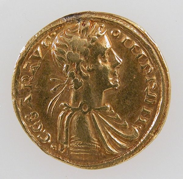 Frederiks guldmønt, en augustalis, slået i hans kongerige Sicilien. Metropolitan Museum of Art (CC0, Wikimedia Commons)